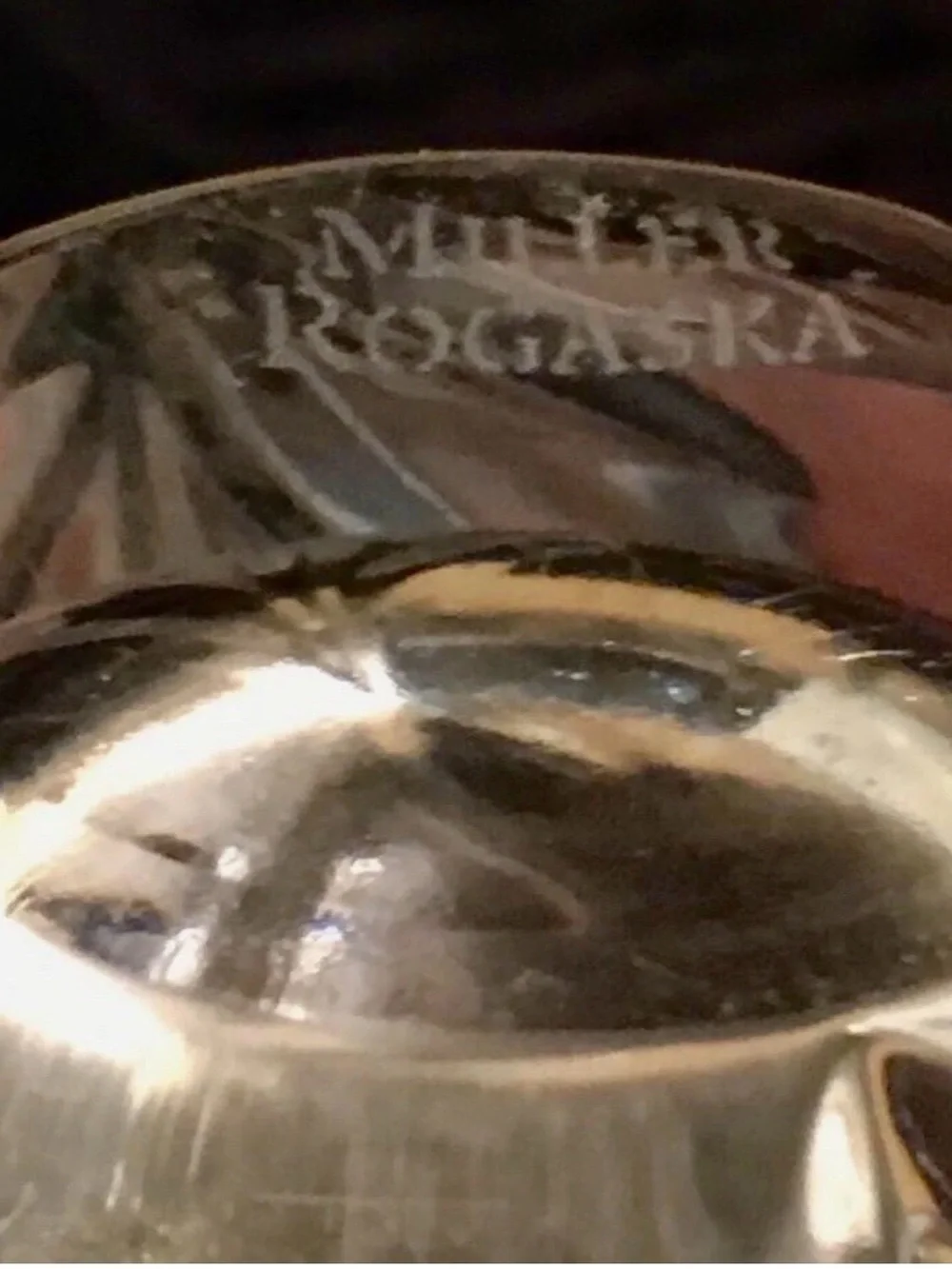 Rogaska Clear Crystal Bud Vase